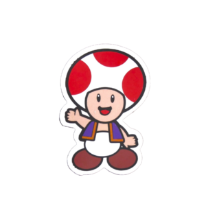 image de Toad dans mario ou super mario bross ou mario kart